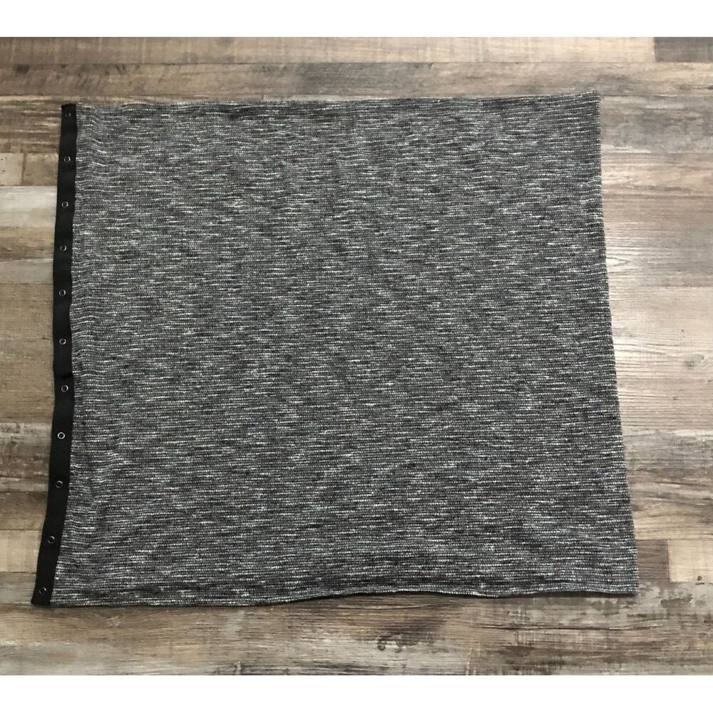 Lululemon Infinity Scarf Wrap Button Closure Gray… - image 3